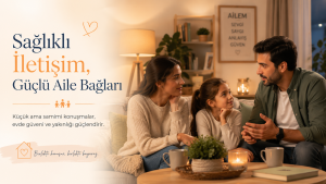 Sağlıklı iletişim kurarak aile bağlarını güçlendiren anne, baba ve çocuk